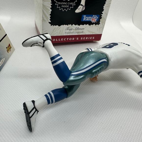 Hallmark Keepsake Troy Aikman NFL Football Legends Series Ornament w/card in box - Picture 12 of 13